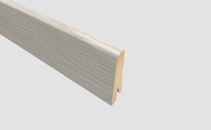 Plinta Mdf, 240 x 1.4 x 8 cm, L398, pentru Parchet laminat Egger Pro, Pin Inverey alb, EPL028N, Egger - 2 | YEO