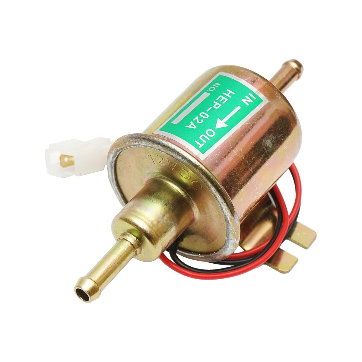 Pompa alimentare electrica universala cu filtru incorporat, 12V, L=145mm, fi 8mm pentru motorina/benzina OEM YK-3118, HEP-02A, Cod: DISSR75, Brand: AUTOSPEED - 2 | YEO