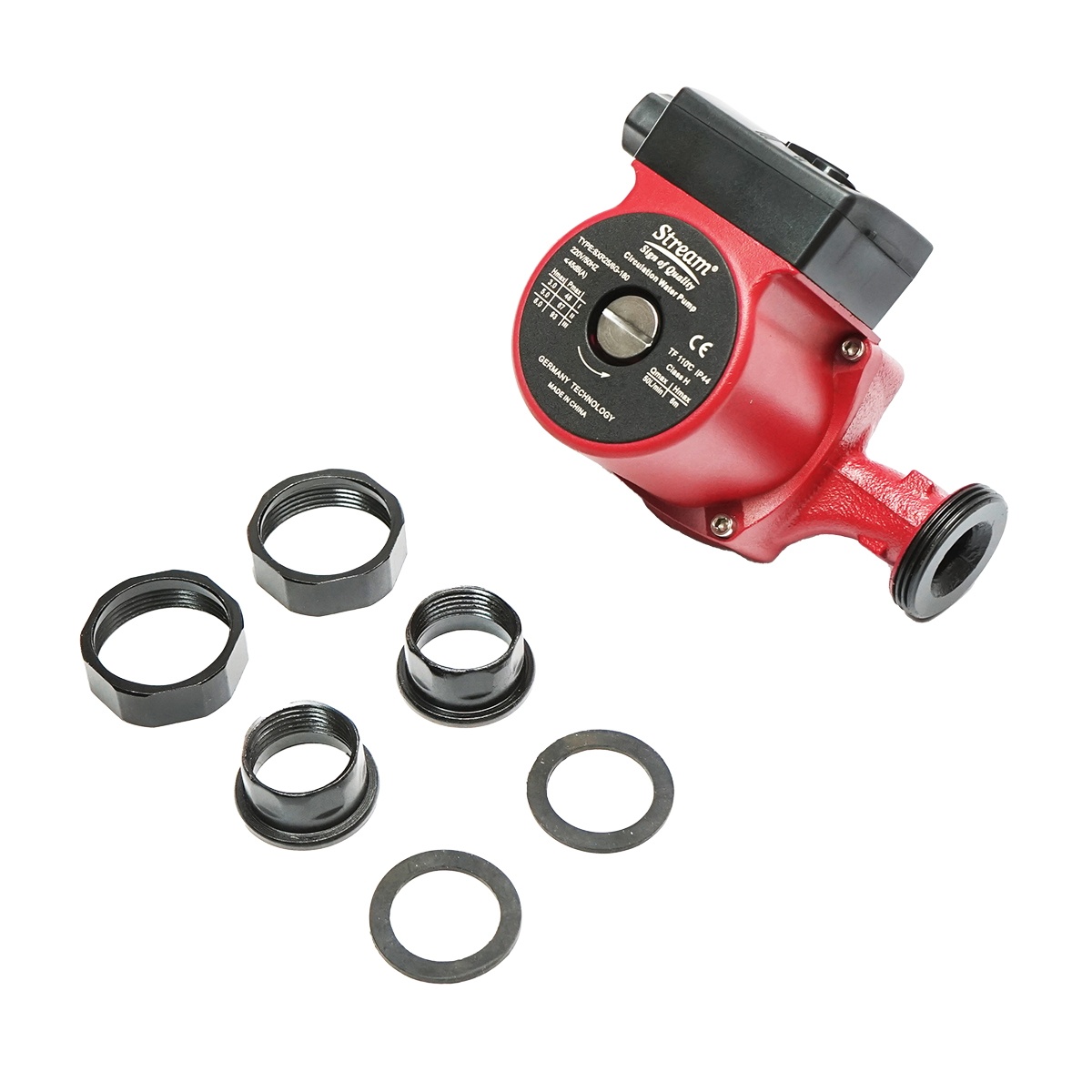Pompa de recirculare apa 220V, 93W debit 50L/min, inaltime 6m, racord 1 1/2 inch SXR25/6G-180 , Cod: BK78863, Marca: BRECKNER GERMANY - 1 | YEO