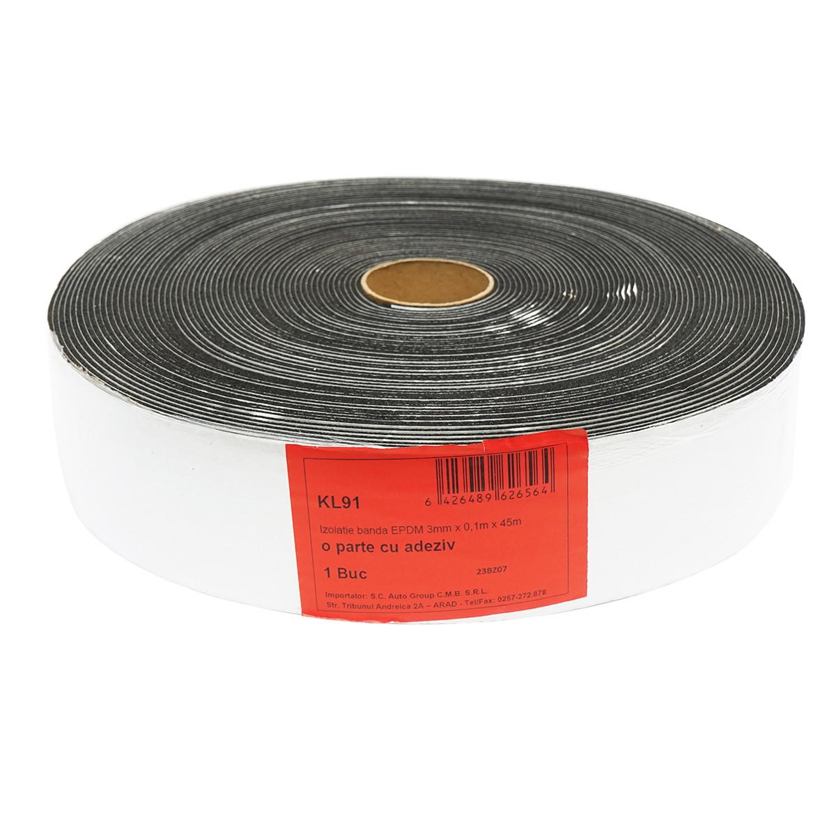 Rola 45m banda etansare autoadeziva EPDM 100x3mm pentru panouri solare, Cod: DISKL911, Breckner Germany