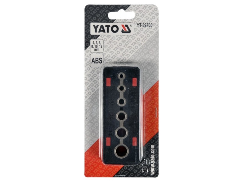 Șablon de găurit YATO 4-12 mm - 2 | YEO