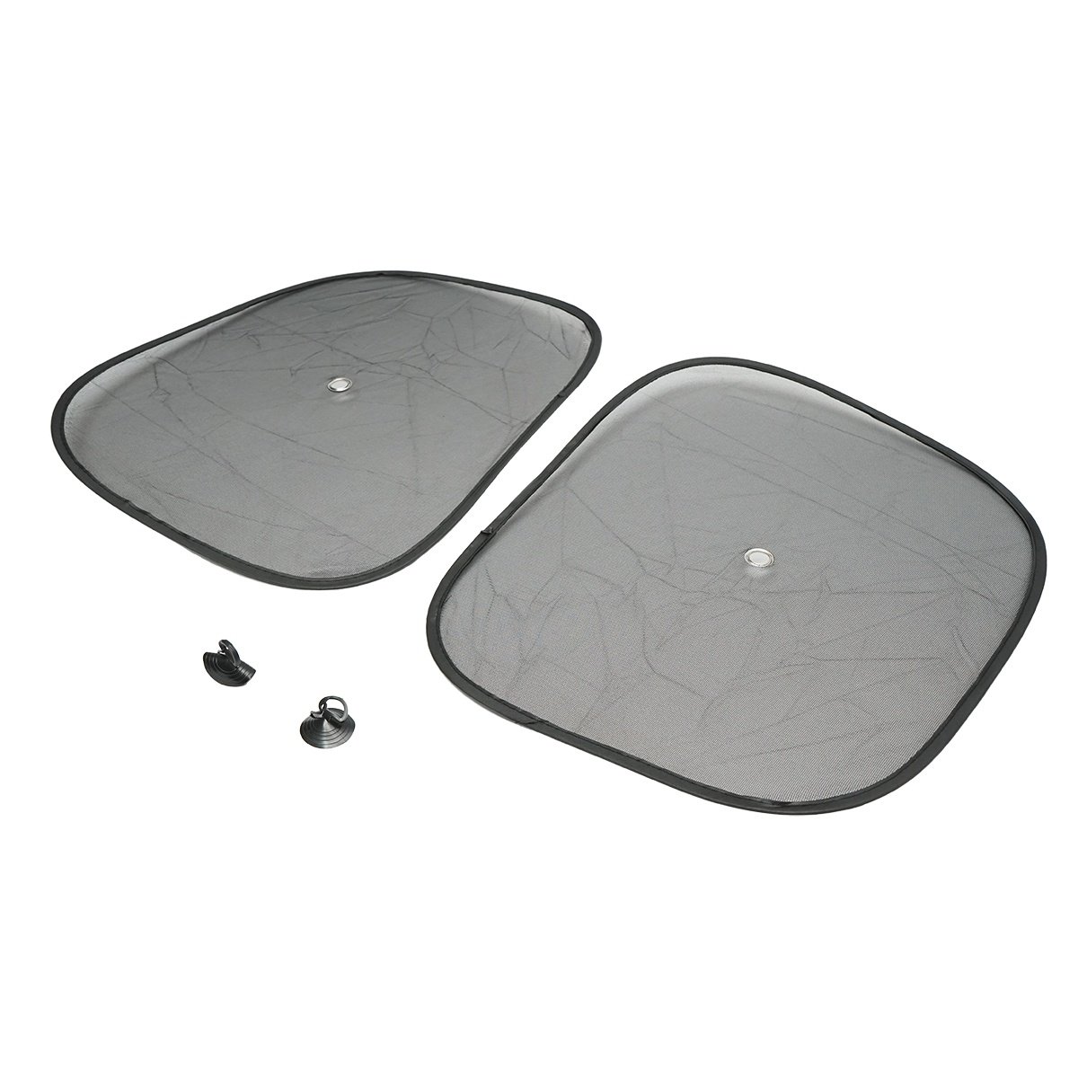 Set 2 parasolare geamuri auto laterale 44x36cm si ventuze de fixare, Cod: BK78936, Brand: BRECKNER GERMANY