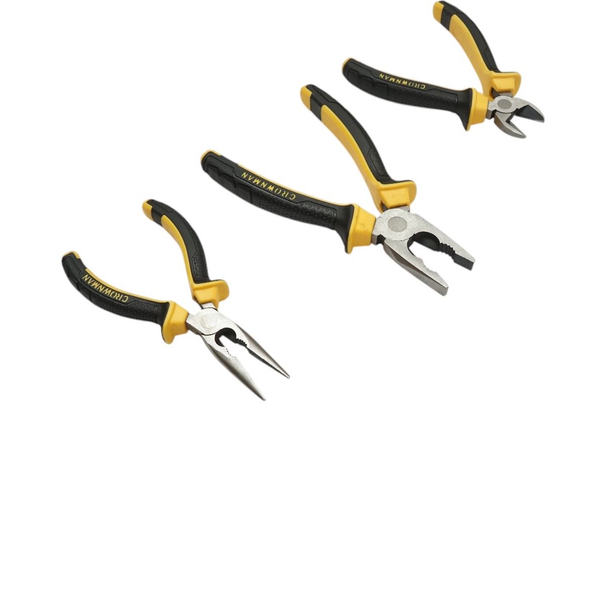 Set 3 clesti patent combinat 200mm, sfic 165mm, varf ascutit 165mm profesional , Cod: DISUF60, Crownman - 3 | YEO