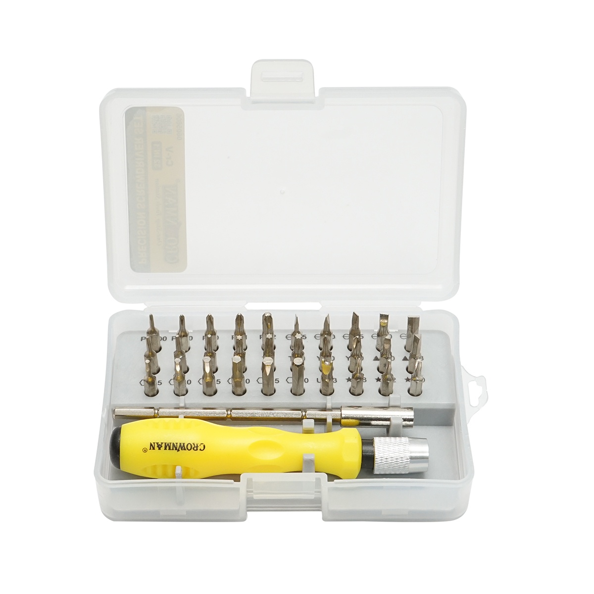 Set surubelnita de precizie cu biti, torx, hex 30 piese , Cod: DISPN41, Marca: CROWNMAN