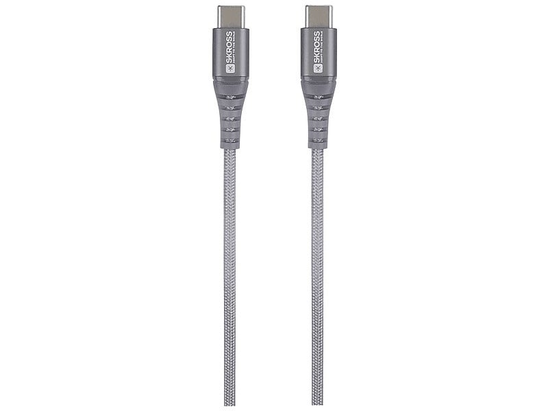 SKROSS Steel Line USB-C încărcător și cablu de date 2 m (USB-C)