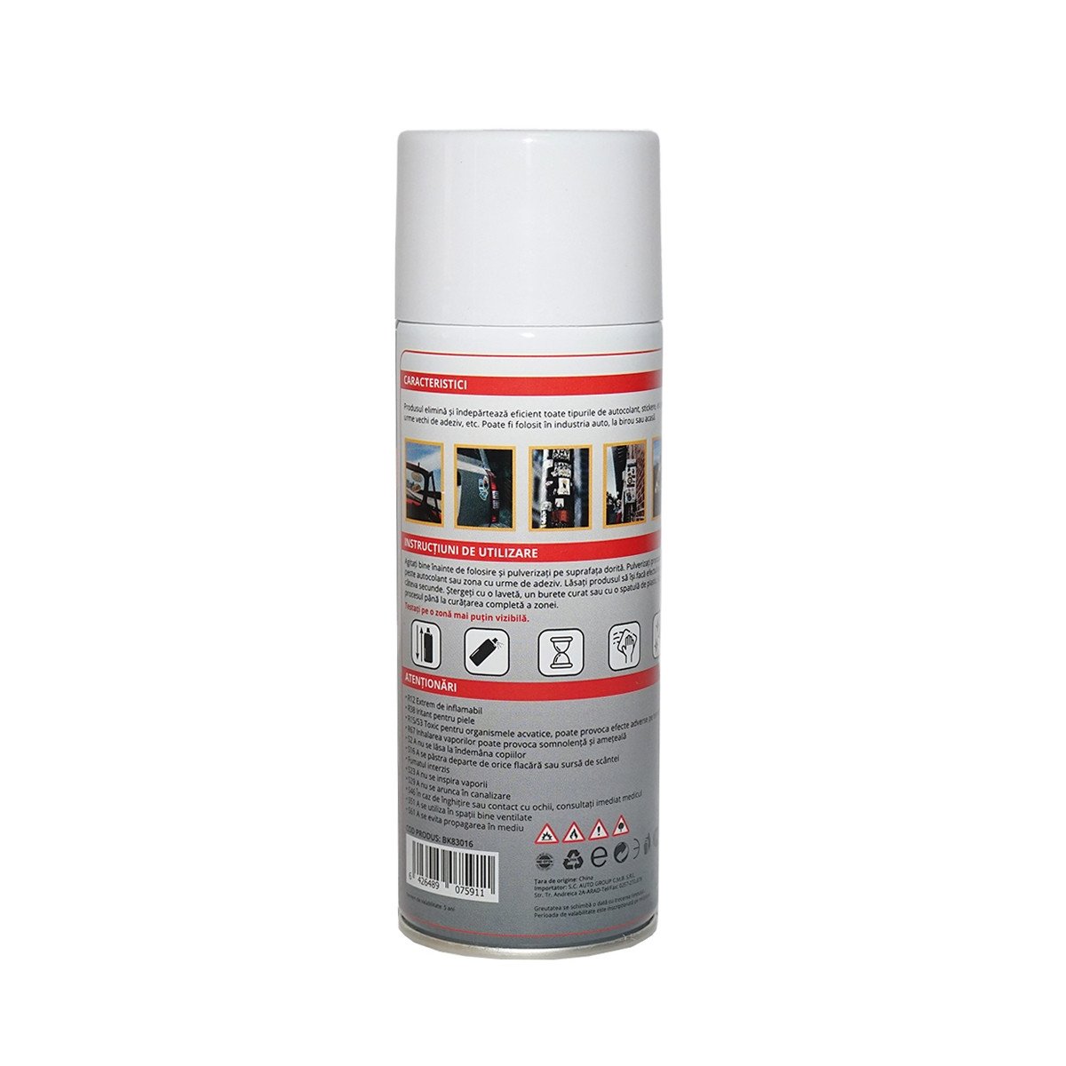 Spray pentru indepartat etichete, autocolante 450ml, Cod: BK83016, Brand: BRECKNER GERMANY - 1 | YEO