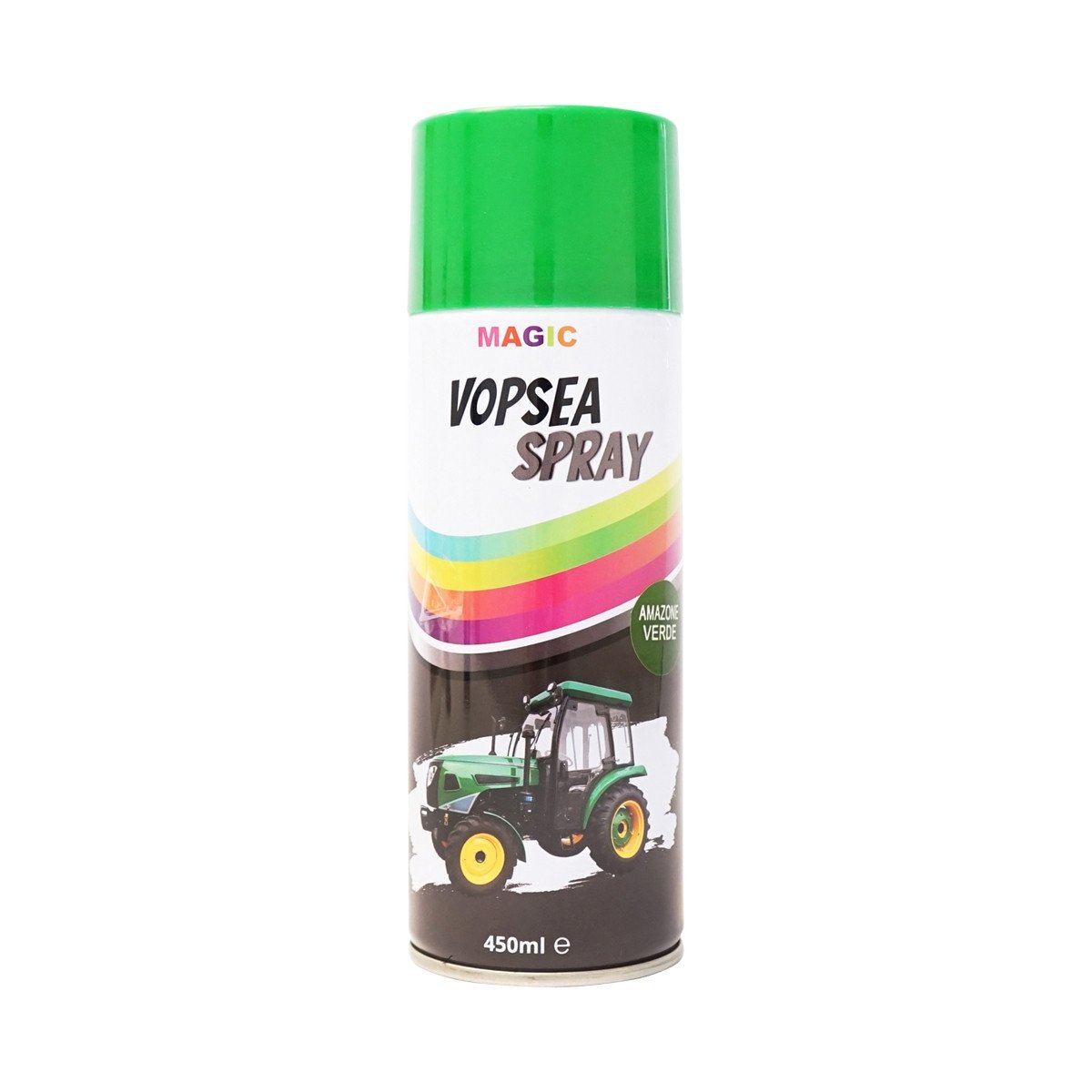 Spray vopsea auto verde tip Amazone profesionala cu uscare rapida 450ml, Cod: BK836115, Brand: MAGIC