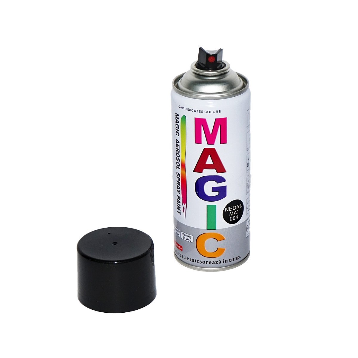 Spray vopsea Magic negru mat 004 450 ml, Cod: FOX004, Brand: MAGIC - 1 | YEO