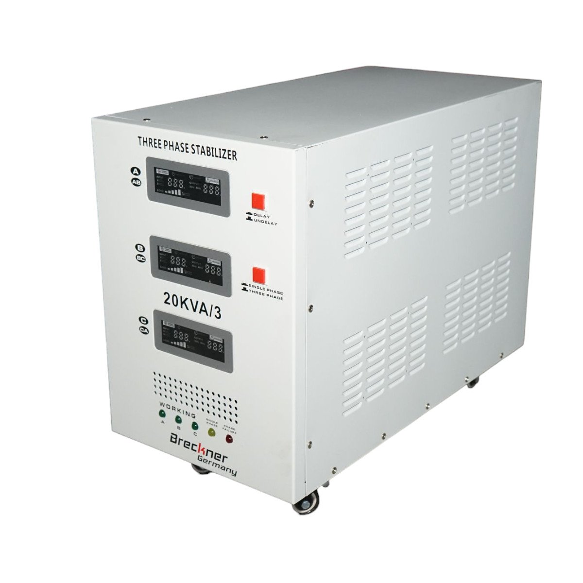 Stabilizator automat de tensiune 20KVA, 16KW trifazat cu servomotor, Cod: BK69935, Brand: BRECKNER GERMANY - 1 | YEO