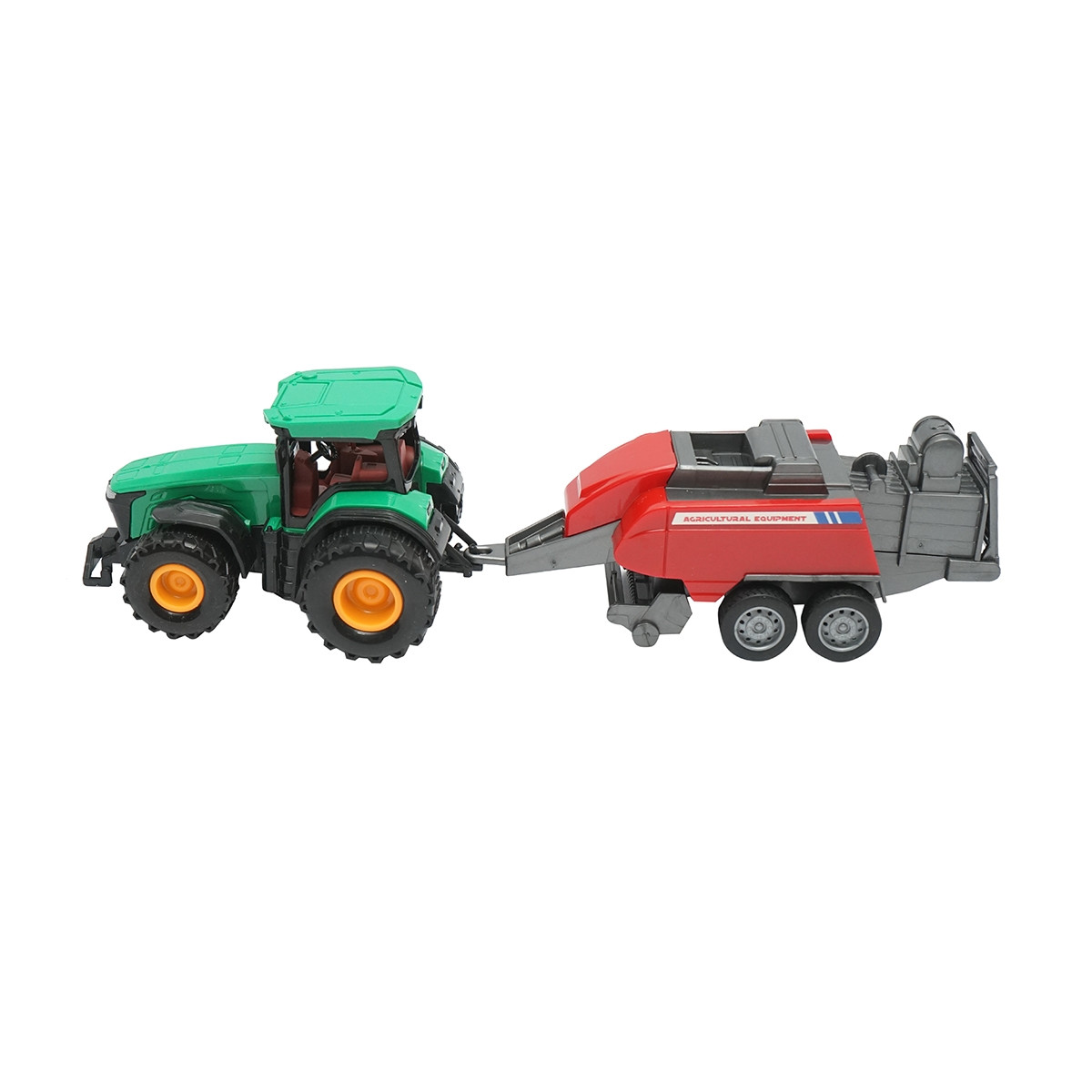 Tractor verde cu remorca, 304x85x83mm jucarie copii +3 ani, Cod: DISLW89G