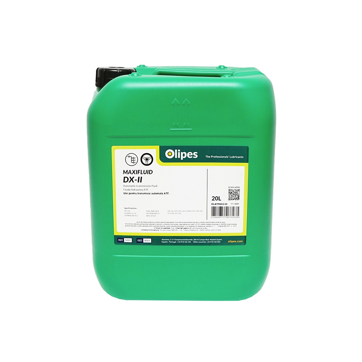 Ulei Olipes ATF DX-II MAXIFLUID Dexron II 20L, Cod: OLATFDX2/20, Brand: OLIPES