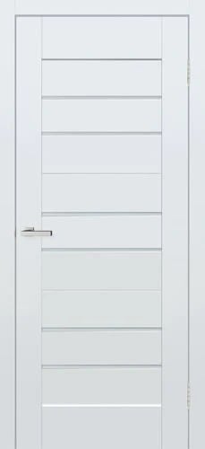 Usa interior, Elegance Pine White Silk Matt, BIT 06 G, lemn & mdf, 60x200cm, alb mat, reversibila, KDoors