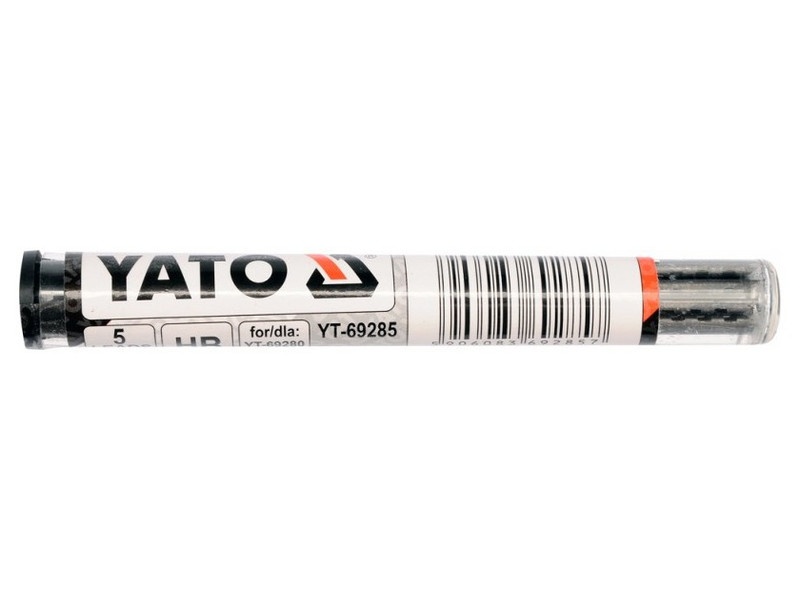 YATO Ascuțitoare de creioane inserție grafit 110 mm gri HB (5 buc)