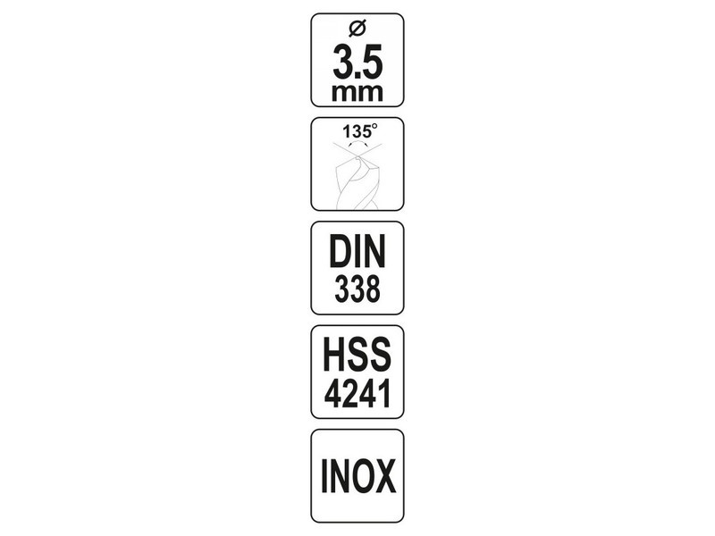 YATO Auger 3,5 x 70/40 mm inox HSS Premium - 3 | YEO