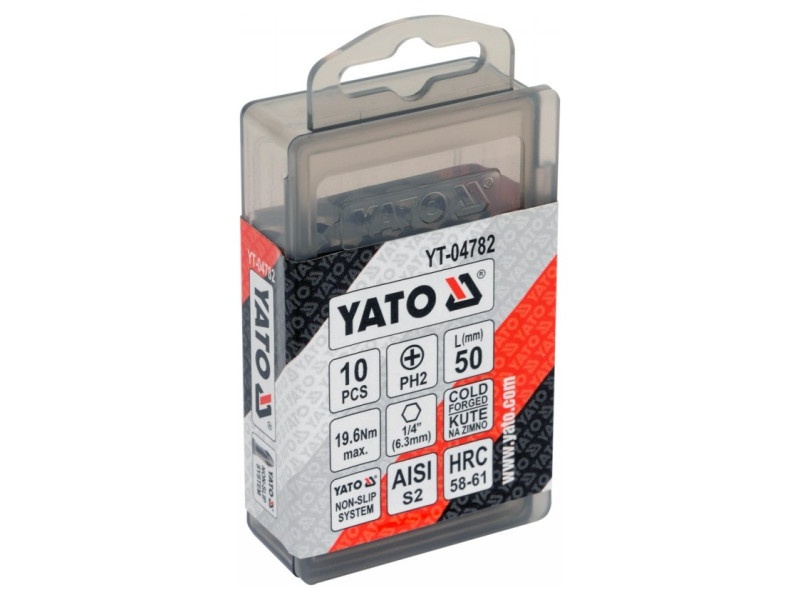 YATO Bithegy PH2 x 50 mm (10 buc) - 1 | YEO