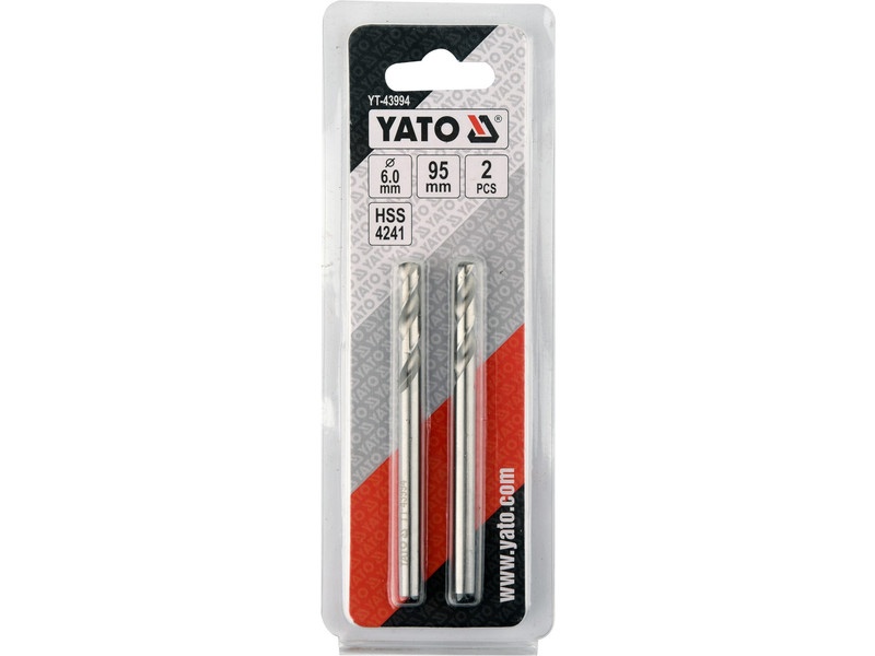 YATO Burghiu central pentru freze circulare 6 x 95 mm (2 buc) - 2 | YEO