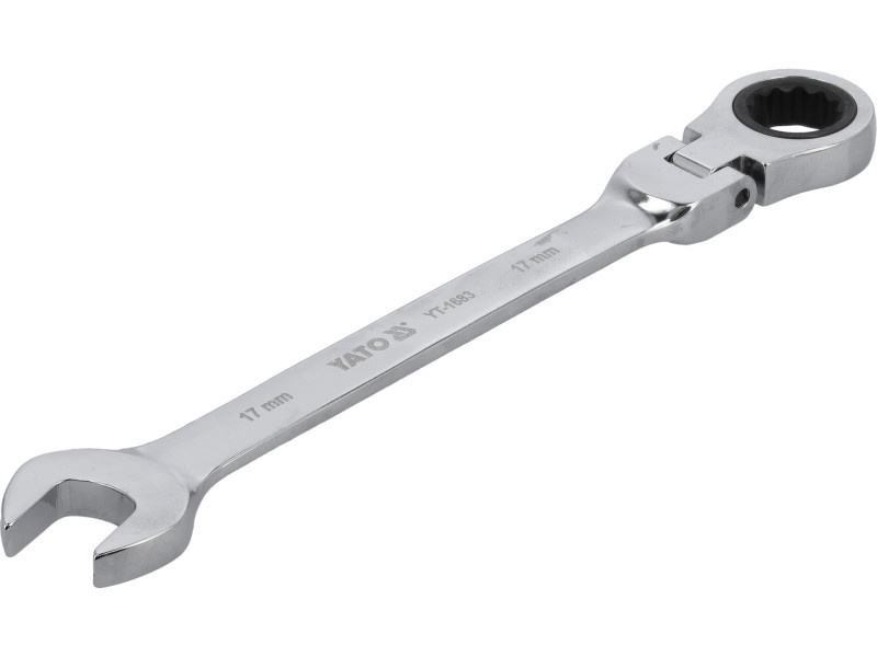 YATO Cheie cu clichet cu stea 17 mm / 230 mm 72T CrV - 2 | YEO