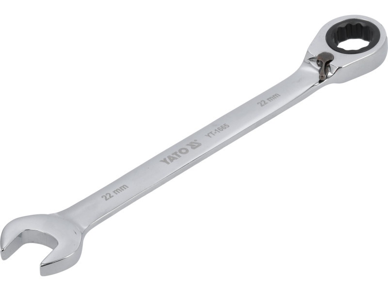 YATO Cheie stea cu clichet 22 mm / 290 mm 72T CrV - 2 | YEO