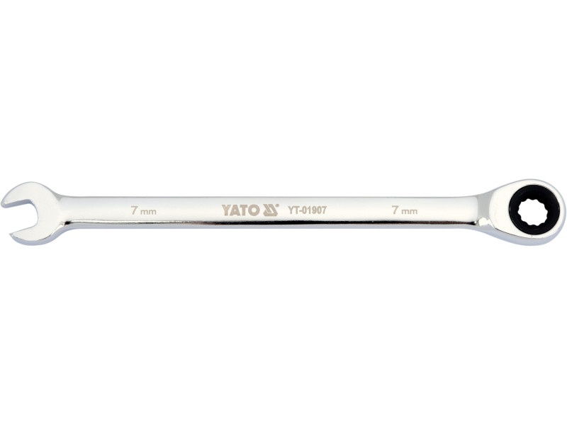 YATO Cheie stea cu clichet 7 mm / 130 mm 72T CrV - 3 | YEO