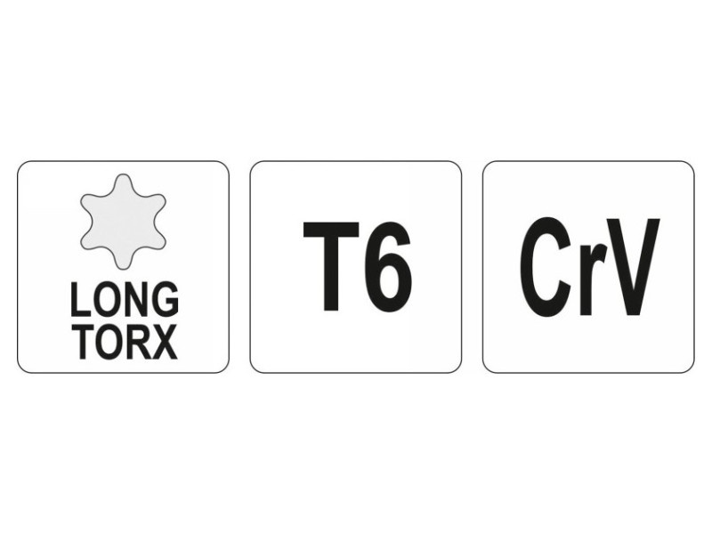 YATO Cheie Torx T6 lungă - 2 | YEO