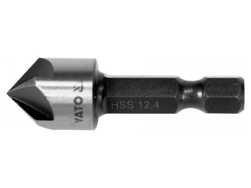 YATO Conic countersink pentru metal 12,4 mm dimensiune bit HSS