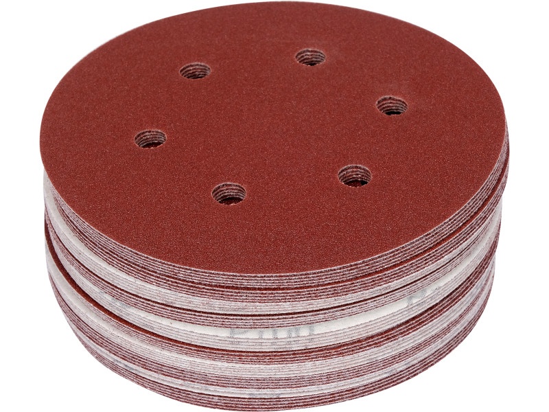 YATO Disc de fixare Velcro 150 mm / P100 6 găuri (50 buc)