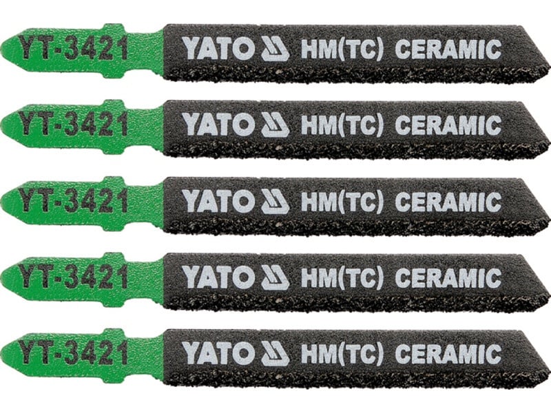 YATO Ferăstrău ceramic în T pentru ceramică 75/1,2 mm HM/TC (5 buc)