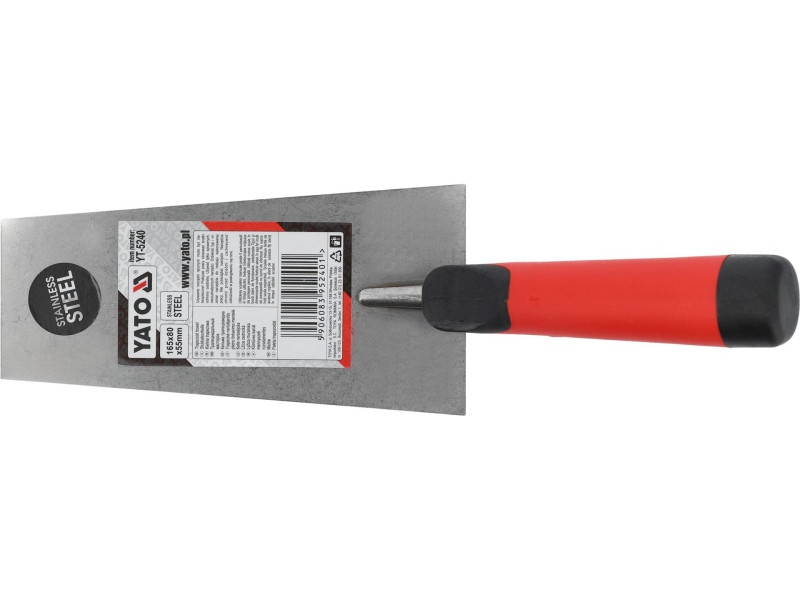 YATO Lingură de zidărie 165 plafon inox mâner moale - 2 | YEO