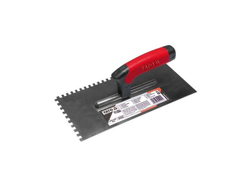 YATO mistrie zimțată 130 x 275 mm inox 8 x 8 mm