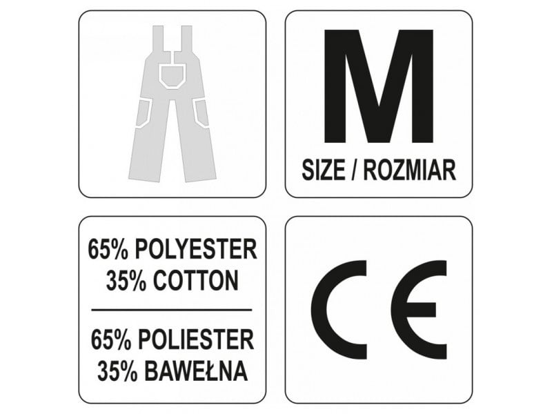 YATO Pantaloni de grădinărit de siguranță mărimea M 7 buzunare Dan