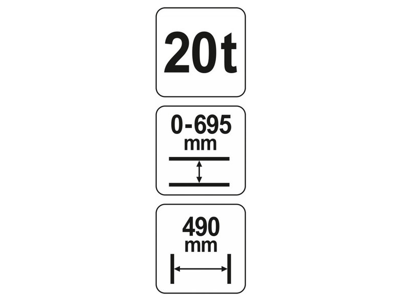 YATO Presă hidraulică 20T