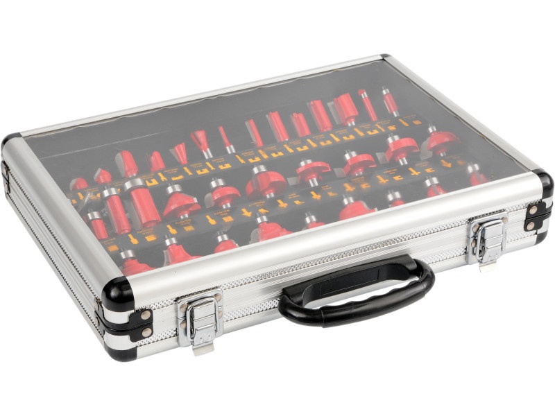 YATO Router set 35 piese în carcasă de aluminiu de 8 mm - 2 | YEO