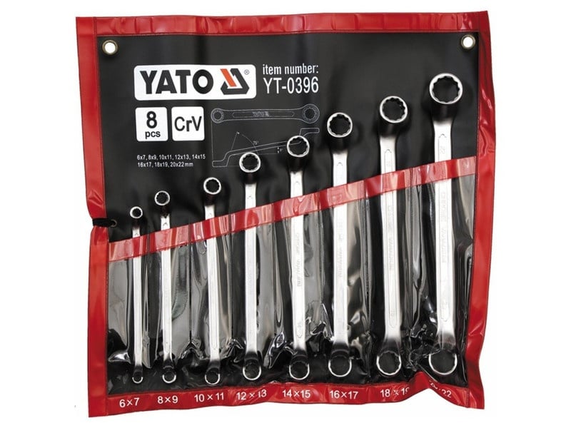 YATO Set de chei din 8 piese 6-22 mm CrV