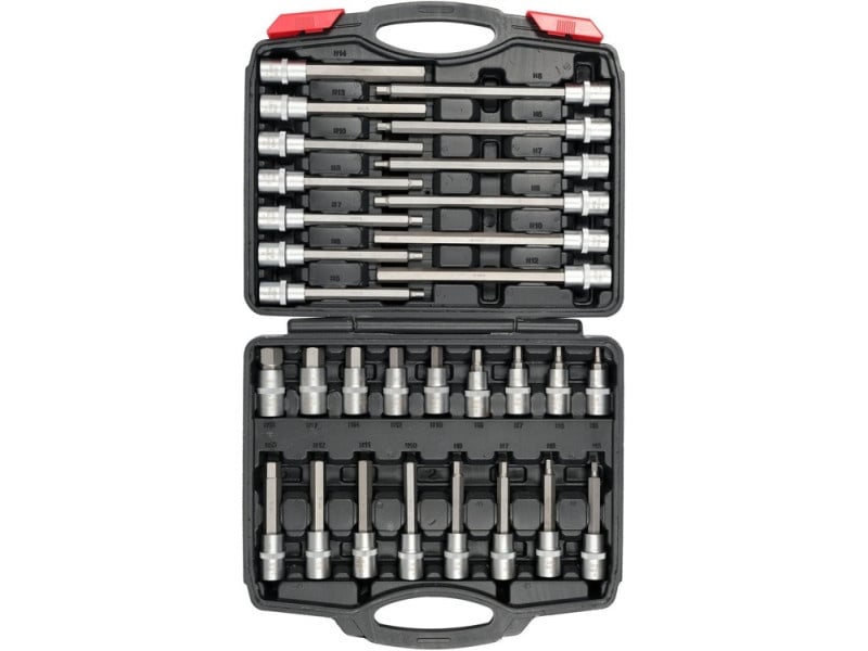 YATO Set de mufe 30 piese Imbus 1/2" 5-19 mm CrV