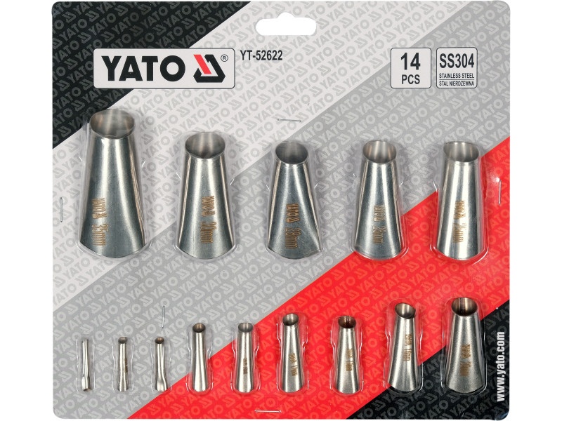 YATO set de vârfuri de cuțit pentru chit 14 bucăți inox - 2 | YEO