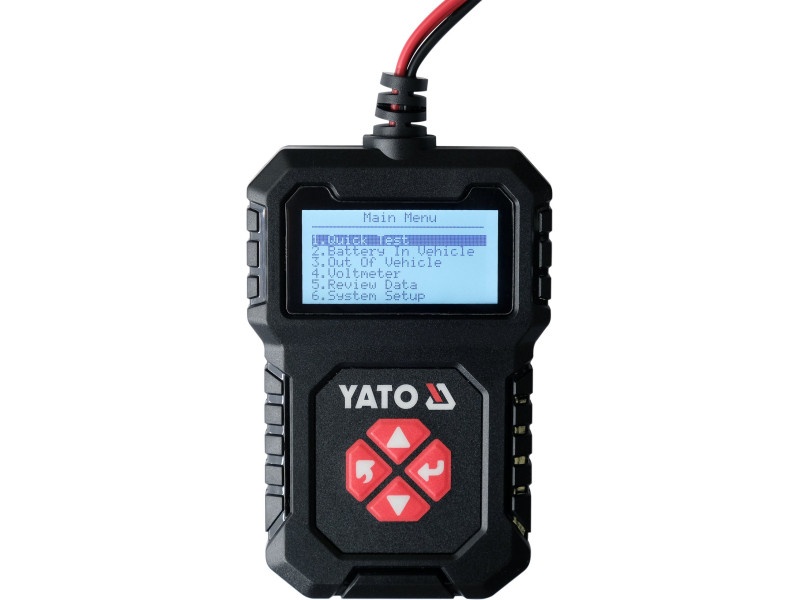 YATO Tester digital pentru baterii 12 V - 2 | YEO