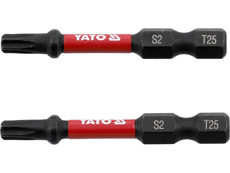 YATO Vârf bit de impact T25 x 50 mm (2 bucăți)