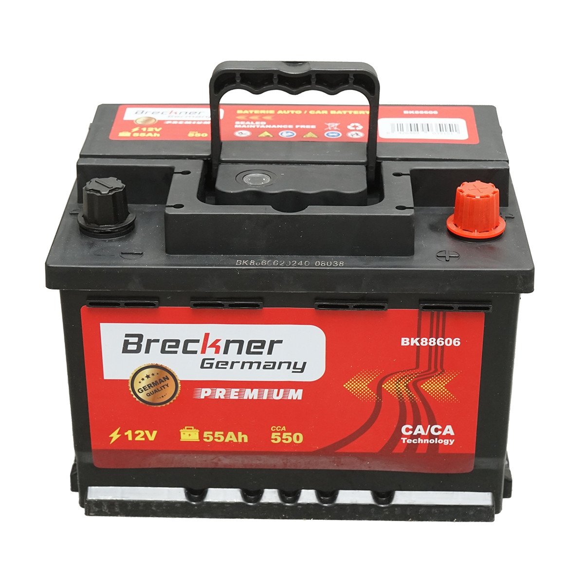 Acumulator, baterie auto 55Ah, 500A, 12V, Cod: BK88606, Brand: BRECKNER GERMANY - 3 | YEO