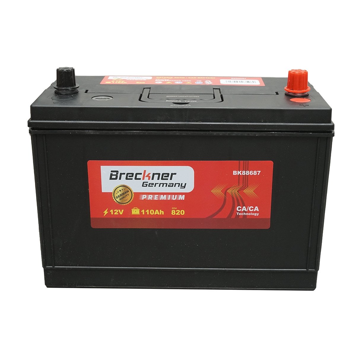 Acumulator T3, baterie auto 110Ah, 820A, 12V, Cod: BK88687, Brand: BRECKNER GERMANY