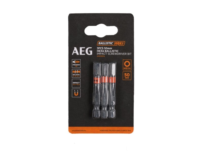 AEG Bithegy imbus 6 x 50 mm 1/4" (3 buc) - 2 | YEO