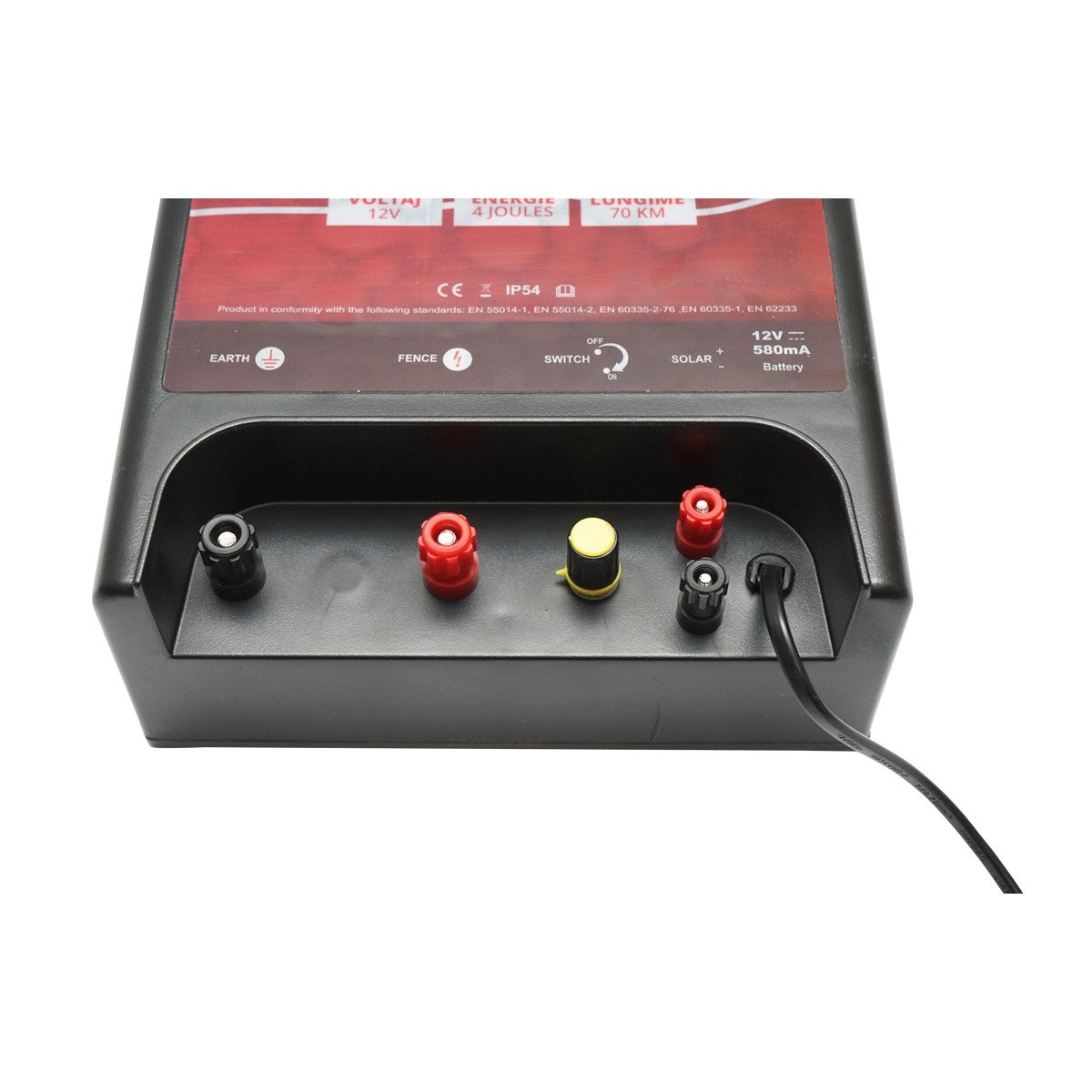 Aparat generator impulsuri DC 12V, 4 Joule, 70km pentru gard electric, Cod: BK87792, Brand: BRECKNER GERMANY - 2 | YEO