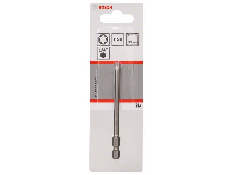 BOSCH Bithegy T20 x 89 mm 1/4" Extra Hard - 1 | YEO