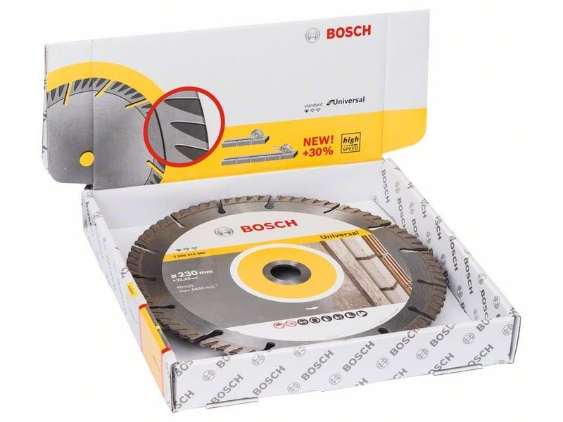 BOSCH Discuri diamantate 230 x 2,6 x 10 x 22,2 mm segmentate Standard pentru Universal (10 bucăți)