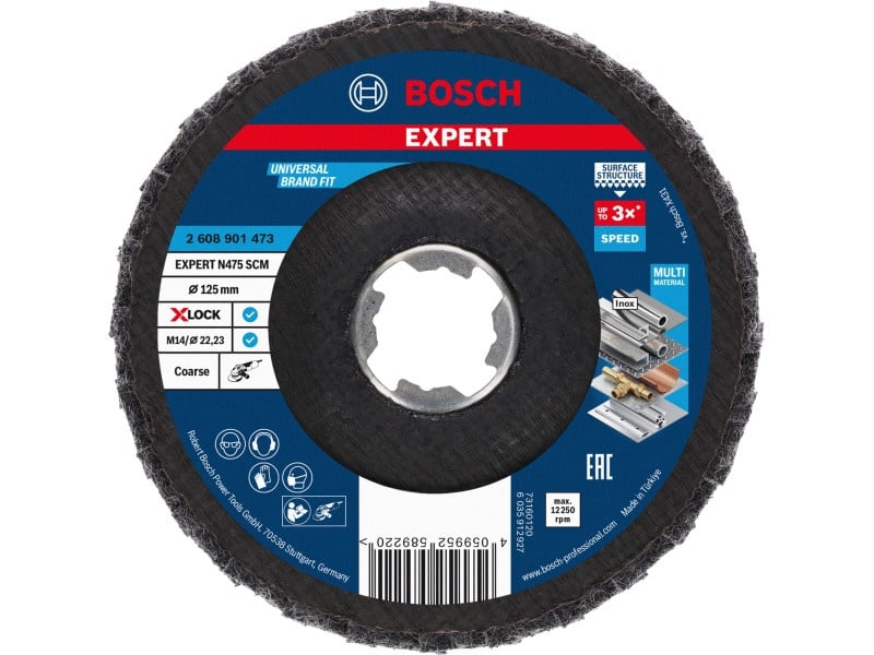 BOSCH EXPERT Disc abraziv grosier 125 x 22,2 N475 SCM X-LOCK