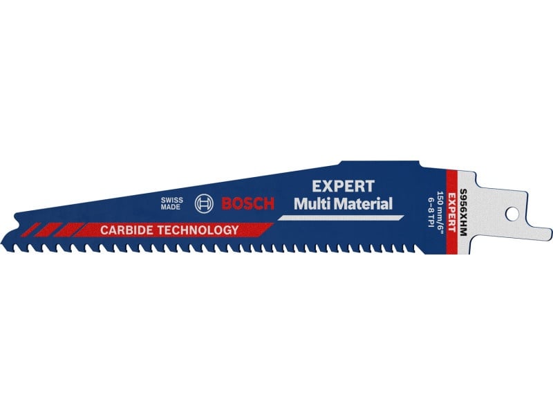 BOSCH EXPERT Pânză de ferăstrău sabie S956 XHM 150 mm / 6-8 TPI cu vârf din carbură Multi material