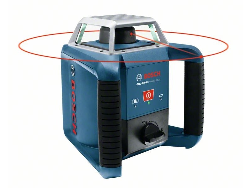 BOSCH GRL 400 H Laser rotativ + Suport BT 170 HD + Balanță GR 240 + Receptor laser LR 1