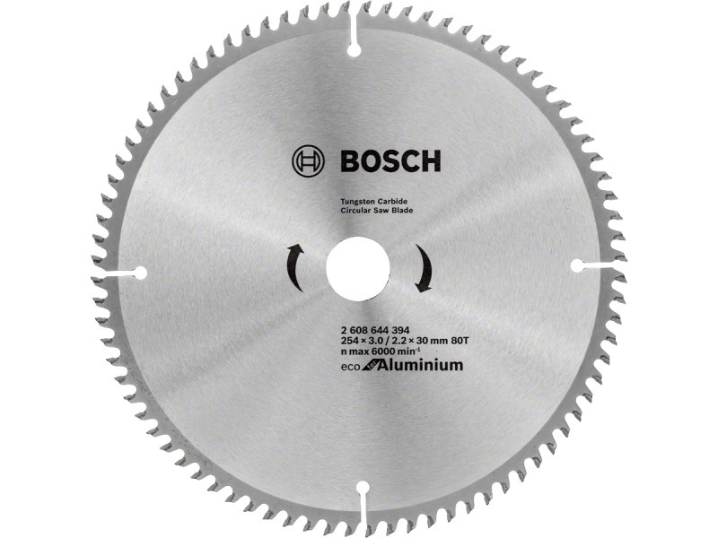 BOSCH Lamă de ferăstrău pentru aluminiu 254 x 30 x 3,0 mm / 80T