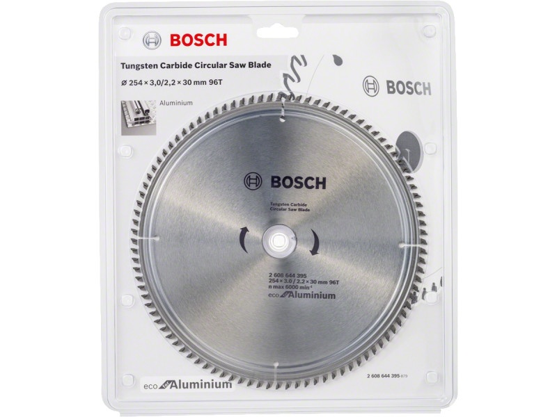 BOSCH Lamă de ferăstrău pentru aluminiu 254 x 30 x 3,0 mm / 96T