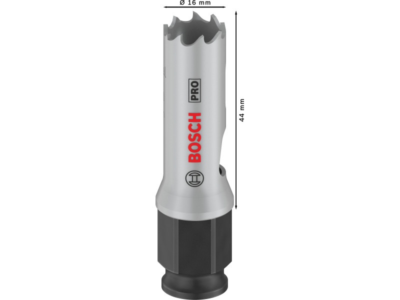 BOSCH PRO Cutter circular 16 mm (8% cobalt) PC PLUS Multi Material - 2 | YEO