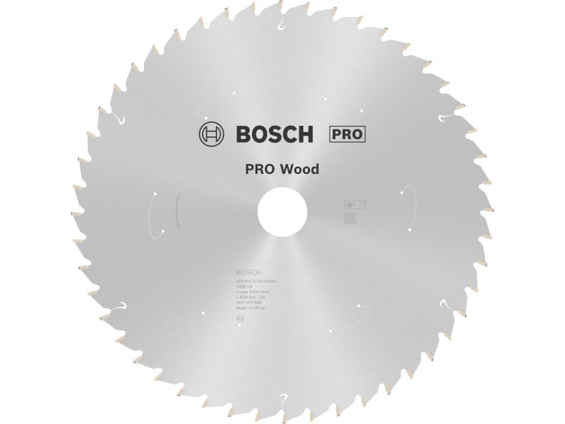 BOSCH PRO Lamă de ferăstrău pentru lemn 254 x 30 x 2,2 mm / 48T